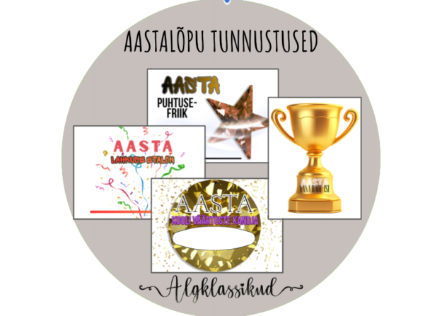Aastalõpu tunnustused / auhinnakaardid / tunnustamine / preemiakaardid