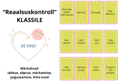 Reaalsuskontroll KLASSILE