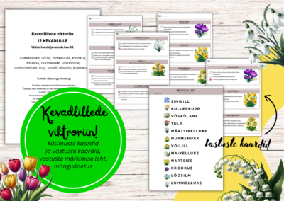 KEVADLILLED. "Kevadlillede viktoriin"