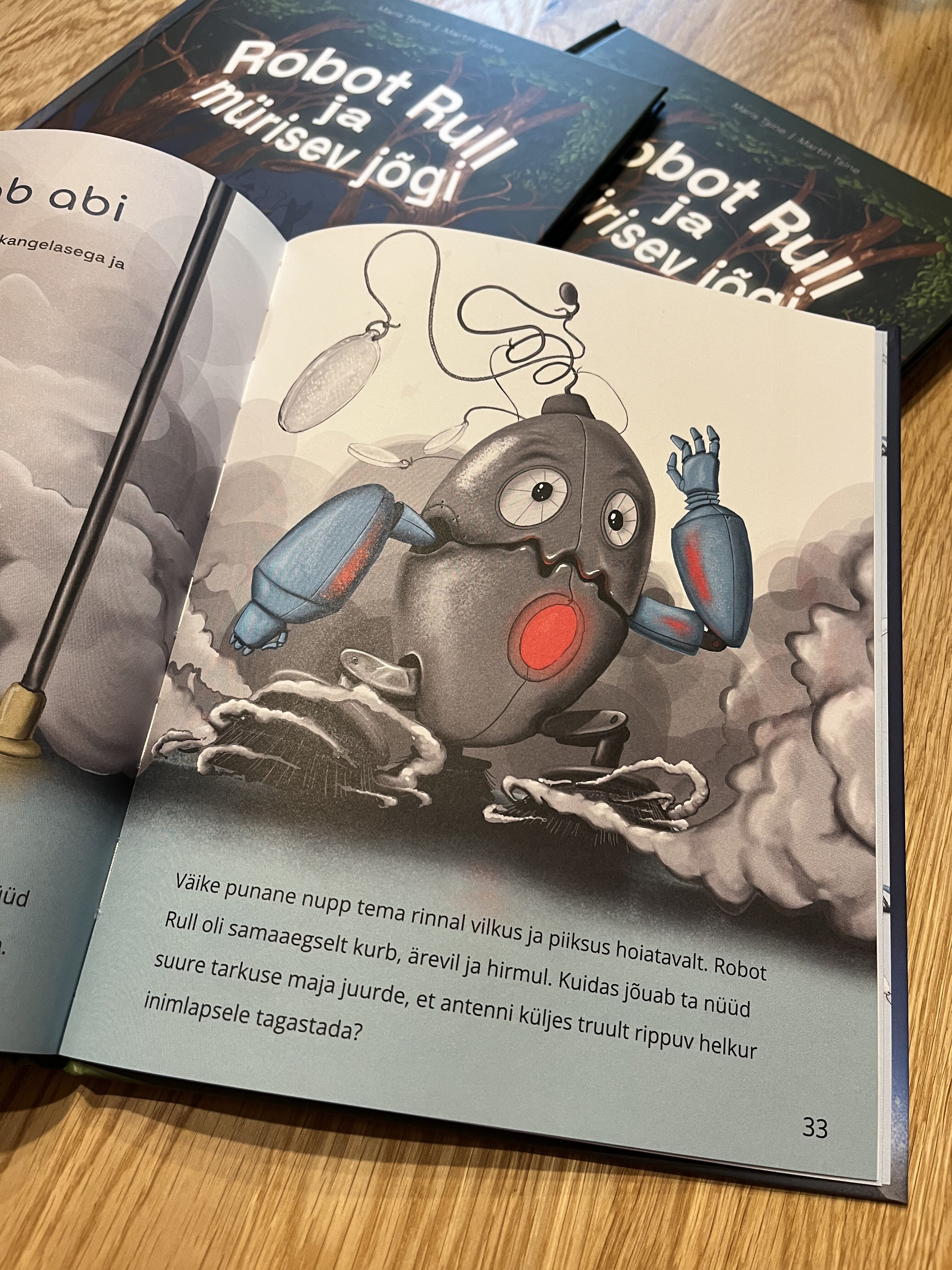 Raamat "Robot Rull ja mürisev jõgi" - Image 3