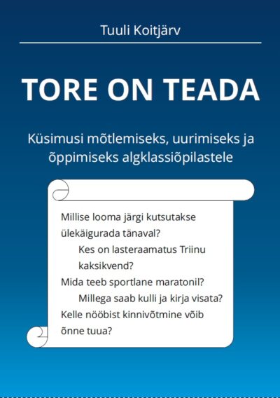 Raamat "Tore on teada"