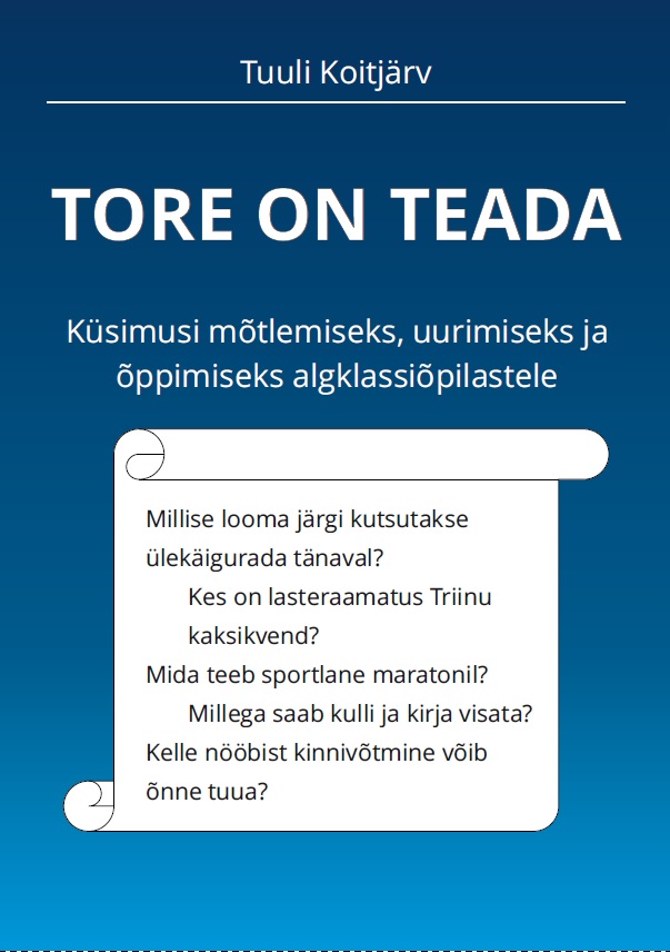 Raamat "Tore on teada"