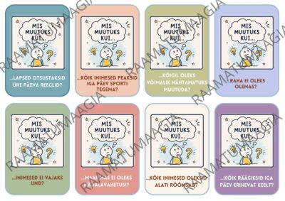 „Mis muutuks kui…?” arutelukaardid
