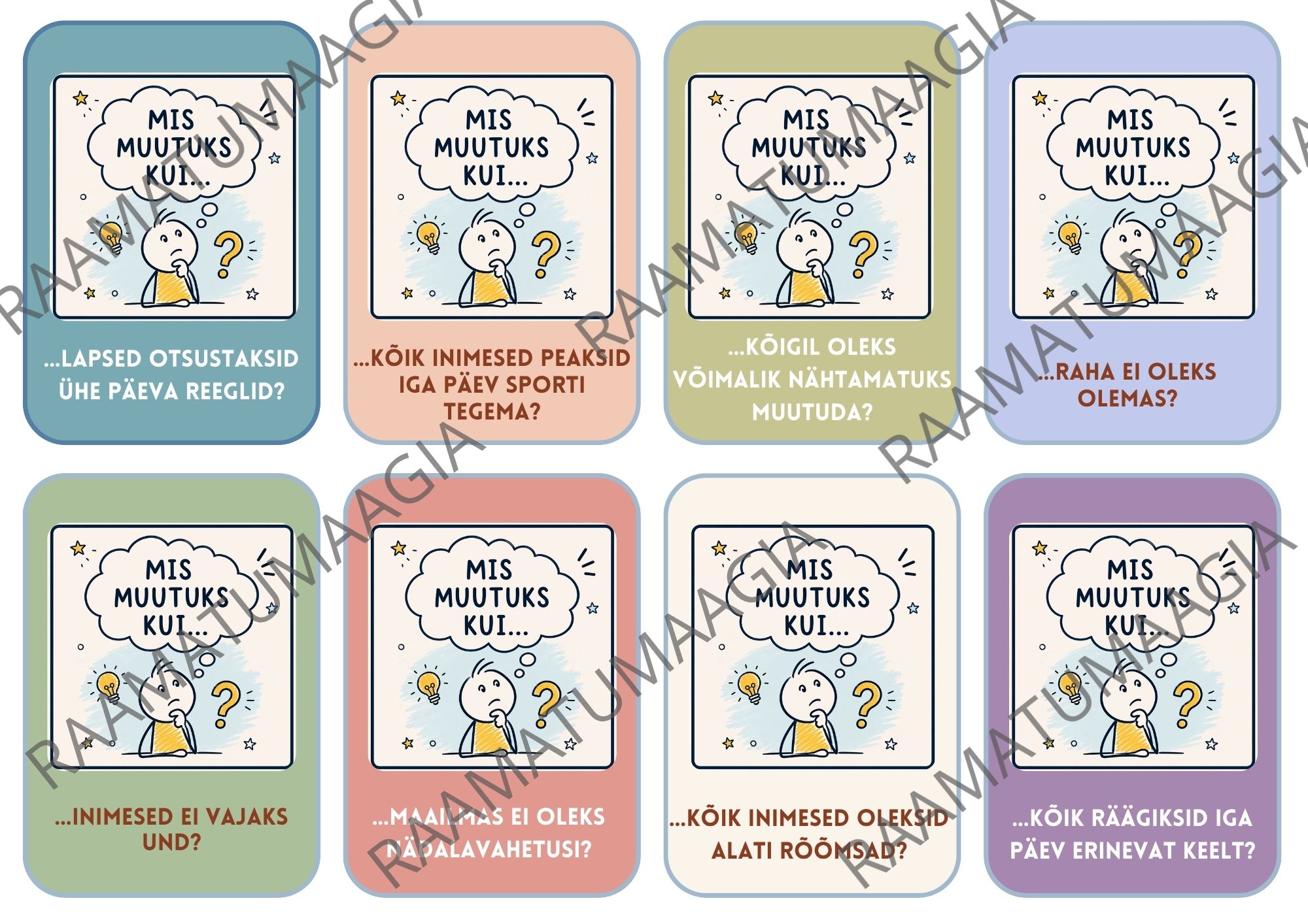 „Mis muutuks kui…?” arutelukaardid