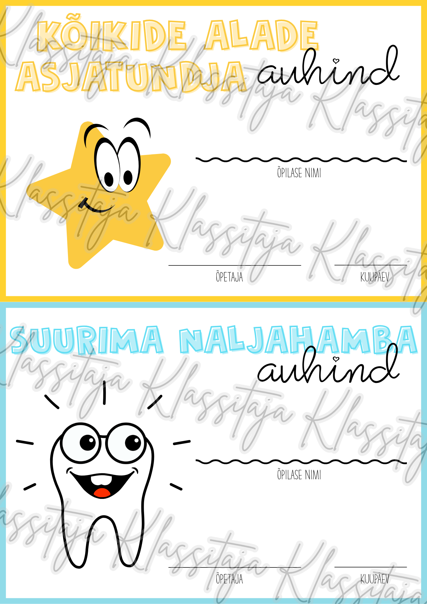 AASTALÕPU AUHINNAKAARDID - Image 3