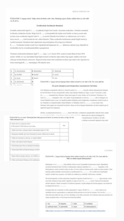 B1-B2 ERINEVAD TEEMAD (LUGEMINE, KIRJUTAMINE, KEELE STRUKTUUR)