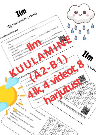 KUULAMISÜLESANNETE KOMPLEKT „ILM” (A2–B1)