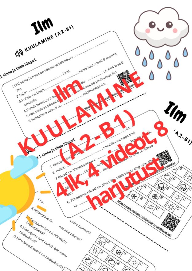 KUULAMISÜLESANNETE KOMPLEKT „ILM” (A2–B1)
