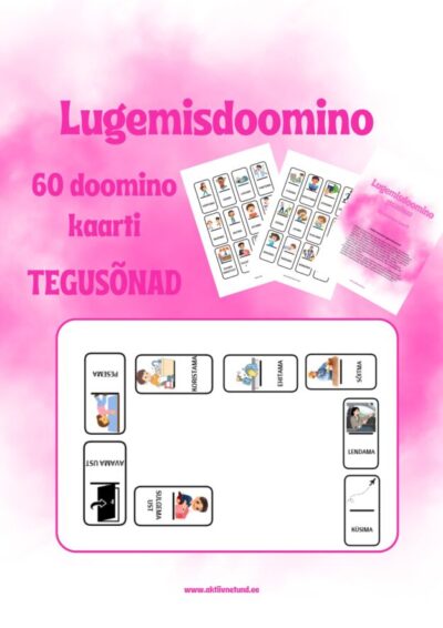 Lugemisdoomino. Tegusõnad