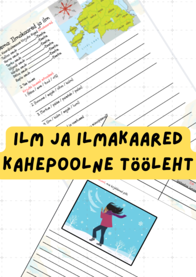 Ilm ja ilmakaared - kahepoolne tööleht