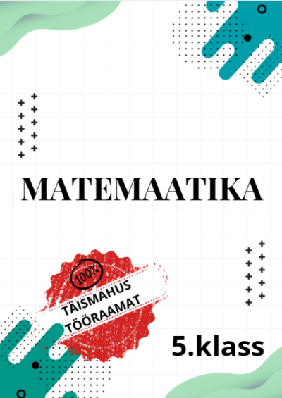 Diferentseeritud tööraamat 5.klassile MATEMAATIKA