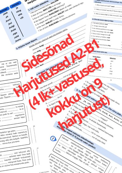 Sidesõnad. Harjutused A2–B1