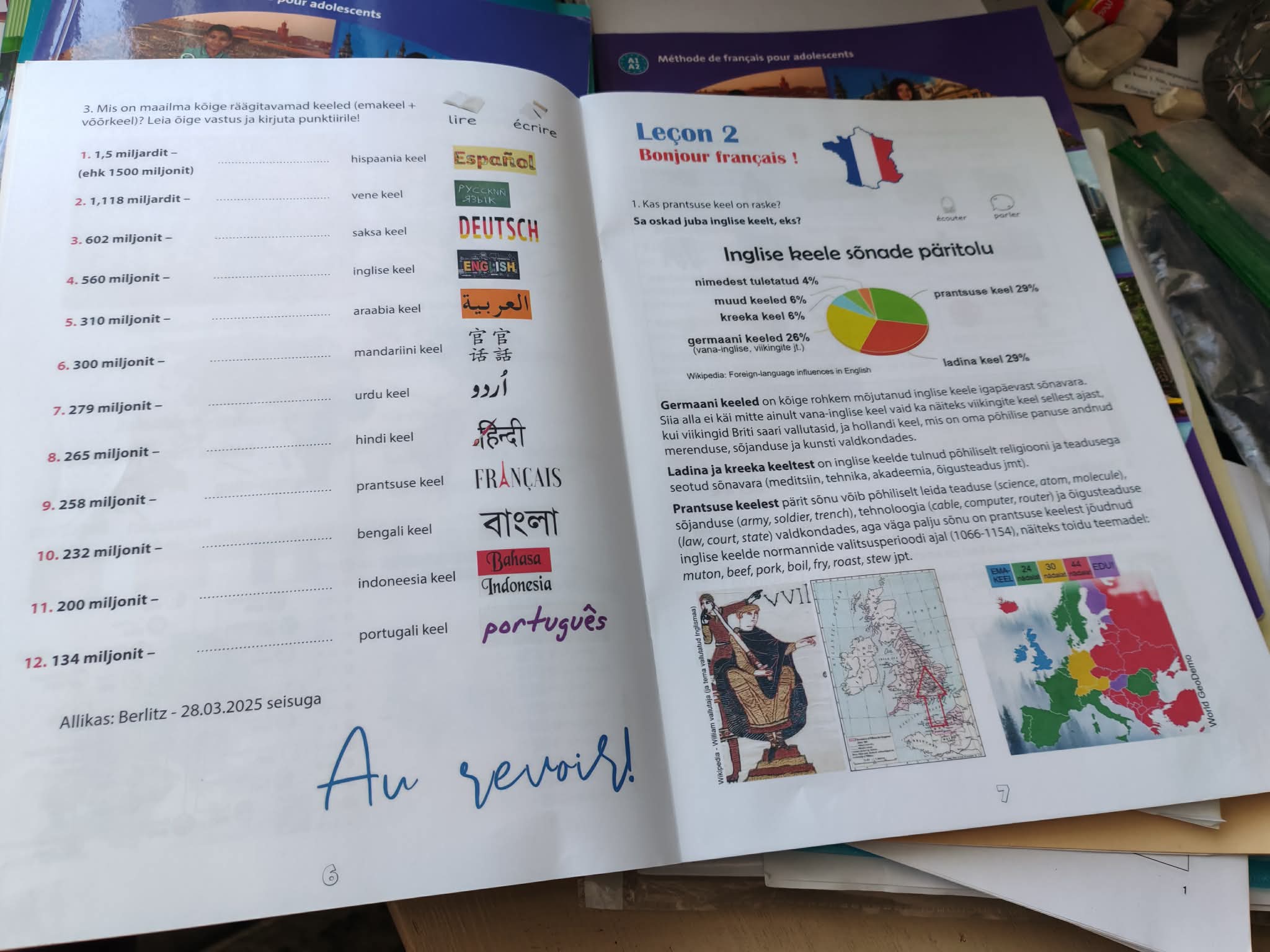 Bonjour français õppekomplekt - sissejuhatav kursus prantsuse keelde (10 tunni materjal ja kava) - Image 2