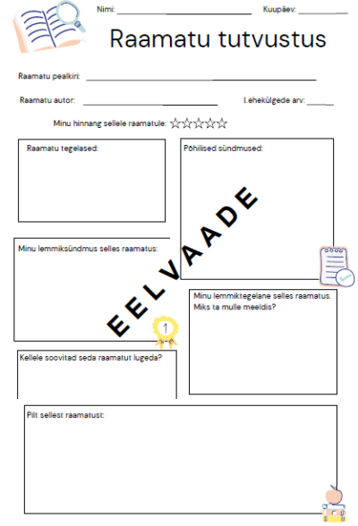 Loetud raamatu tutvustus
