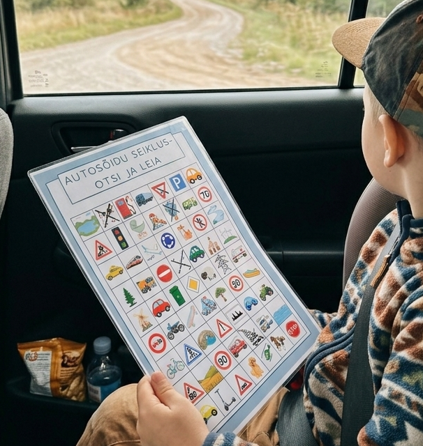 Autosõidu seiklus - otsi ja leia