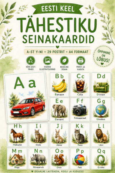 Tähestiku seinakaardid