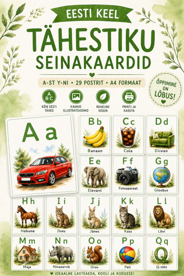 Tähestiku seinakaardid
