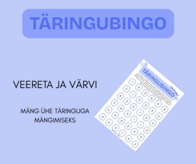 Täringubingo. Veereta ja värvi