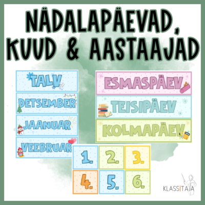 NÄDALAPÄEVAD, KUUD JA AASTAAJAD