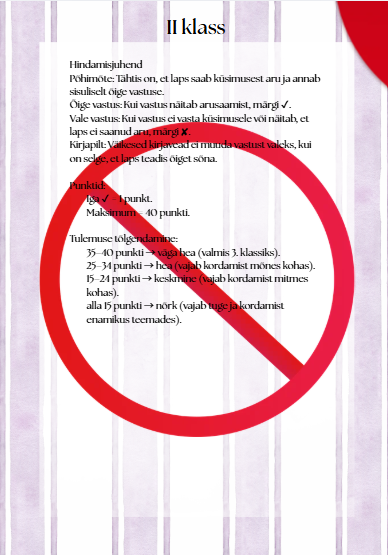 Kontrolltöölehed 2. klassi lõpuks ja 3. klassi alguseks (40 küsimust + vastused + hindamisjuhend, 5 lk) - Image 3