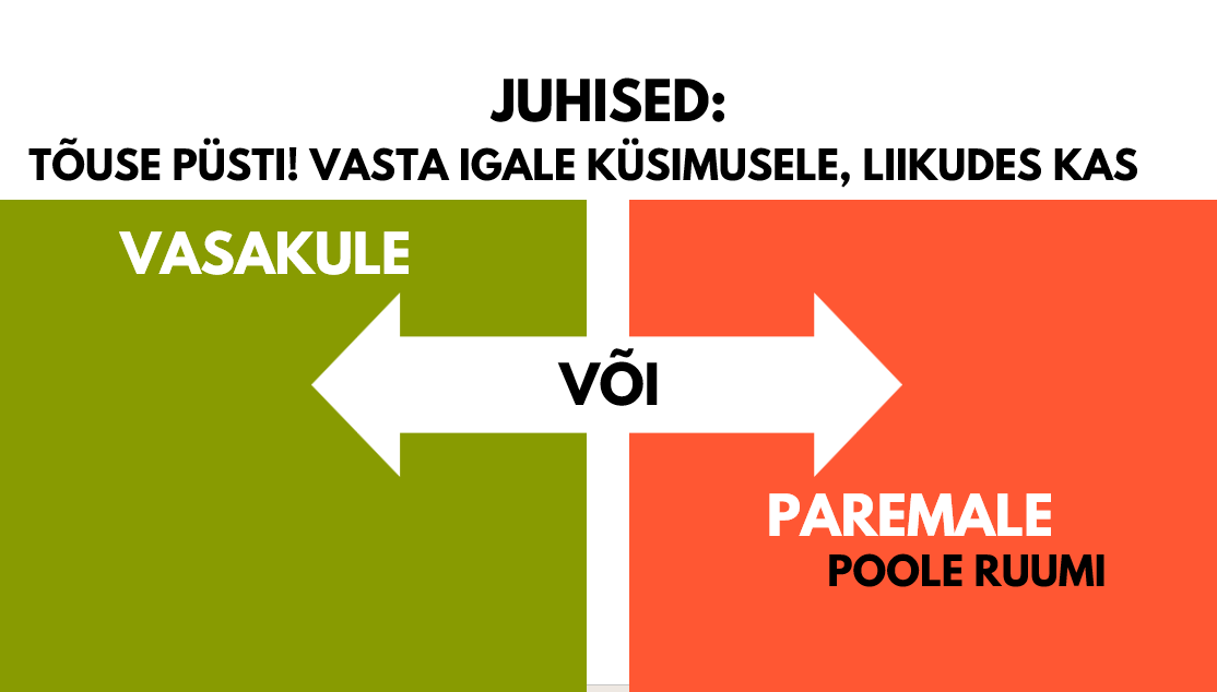 Mäng liikumispausiks "Kumba eelistaksid?"- PowerPoint esitlus