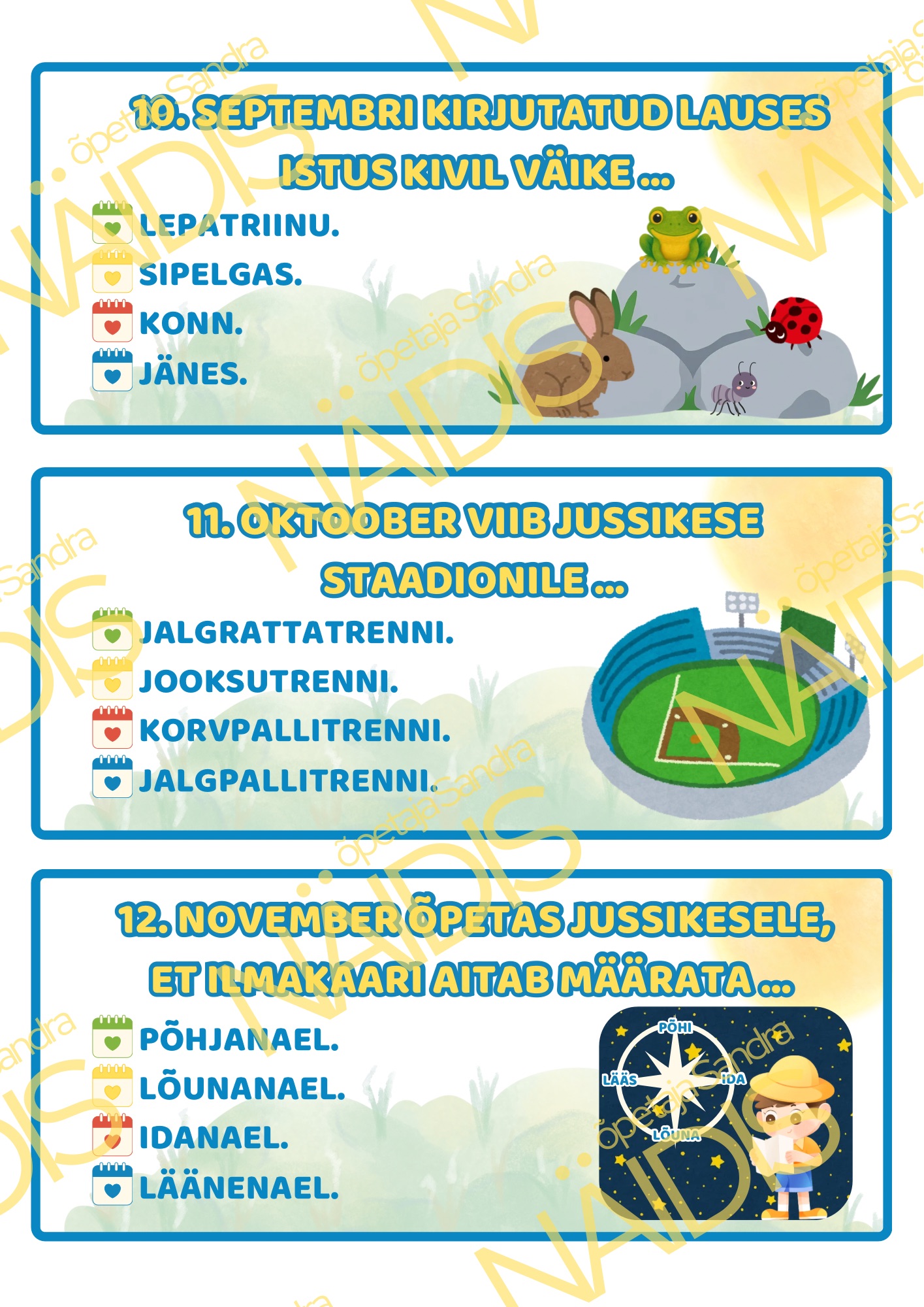 “JUSSIKESE 12 SÕPRA” (J. VAIKSOO) LUGEMISKONTROLLID JA NUPUTAMISLEHT - Image 7