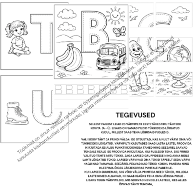 VÄRVI, LÕIKA JA VÄRVI - TÄHESTIK