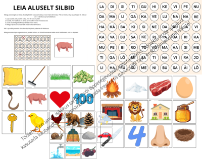LEIA ALUSELT SILBID