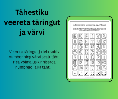 Tähestiku veereta ja värvi