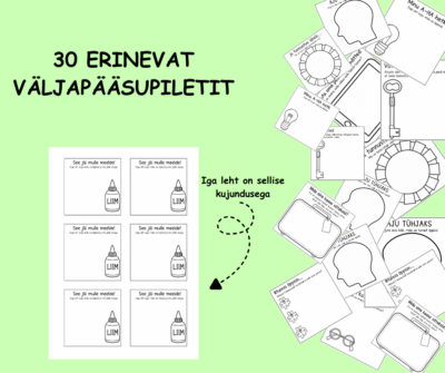 30 erinevat väljapääsupiletit
