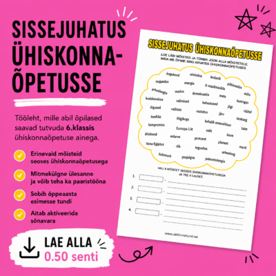 Sissejuhatus ühiskonnaõpetusse