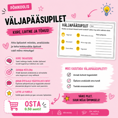 Väljapääsupilet emotikonidega