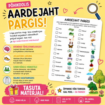 Aardejaht pargis
