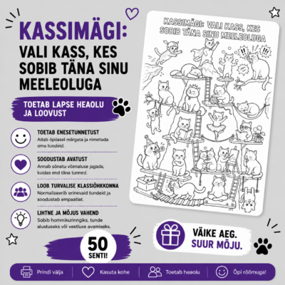 Kassimägi. Värvimisleht