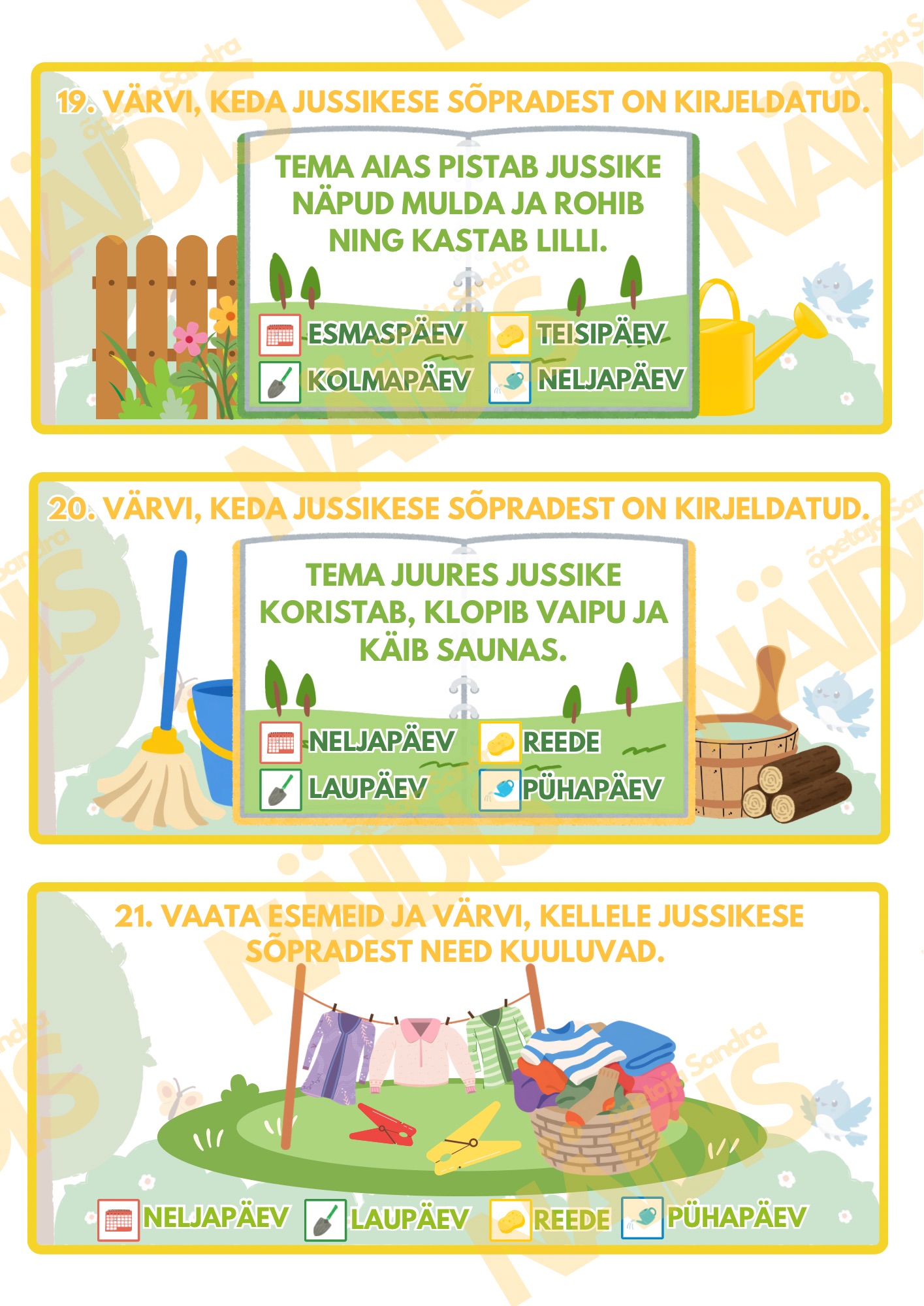 “JUSSIKESE SEITSE SÕPRA” (S. VÄLJAL) LUGEMISTESTID JA NUPUTAMISLEHT - Pilt 9