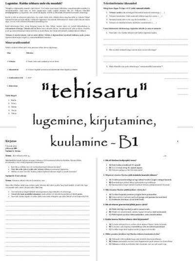 Tehisaru - B1