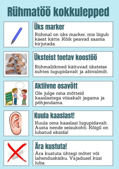 Rühmatöö kokkulepped