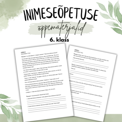 Tööleht “Sõprus” inimeseõpetus 6. klass