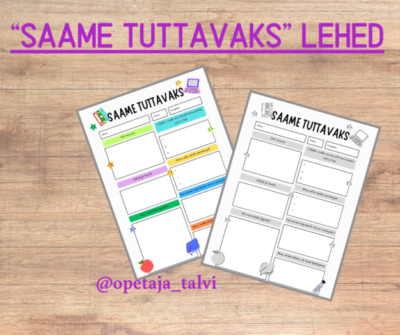 "Saame tuttavaks" ankeet