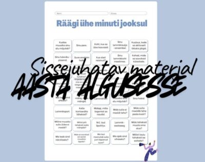 Räägi endast ühe minuti jooksul