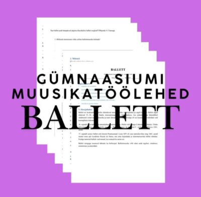 Gümnaasiumi muusikatöölehed