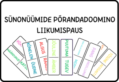 Sünonüümide doomino - liikumispaus
