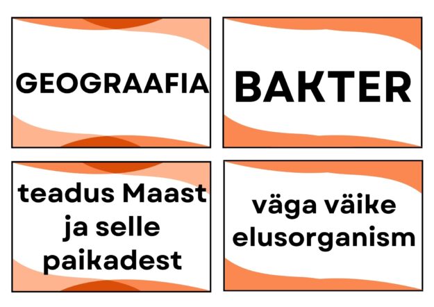 Võõrsõnade ja tähenduste kaardid