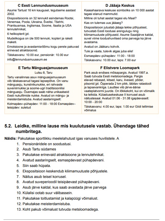 Eesti keele vihik, tase: B1 - Pilt 4