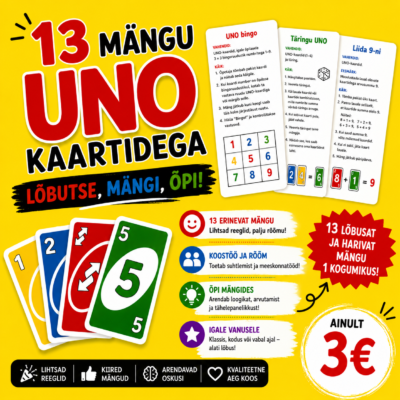 UNO kaartidega mängud