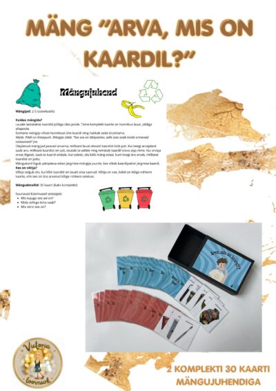 MÄNG "ARVA, MIS ON KAARDIL?"