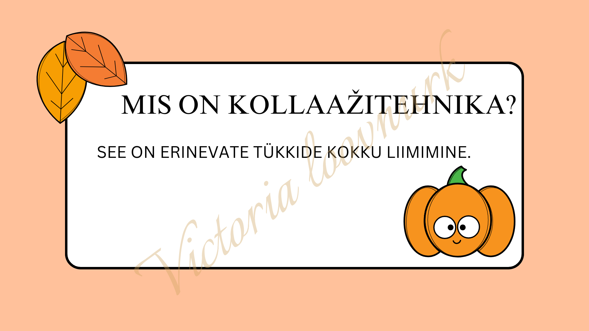 ESITLUS - SÜGISENE KUNSTITÖÖ - Pilt 4
