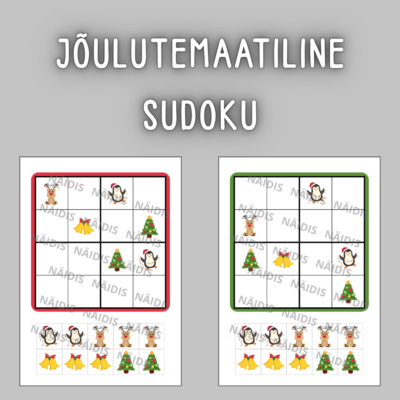 Jõulutemaatiline SUDOKU