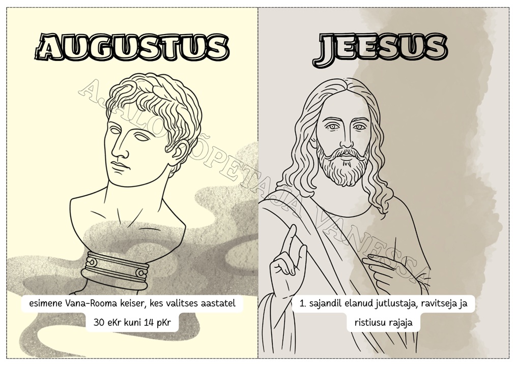 Klassiruumi postrid "Ajaloolised isikud" (26 tk) - Pilt 3