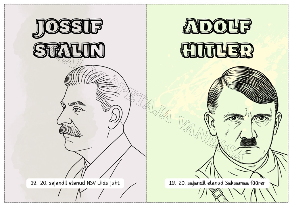 Klassiruumi postrid "Ajaloolised isikud" (26 tk) - Pilt 6